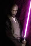 Mace windu con espada neón